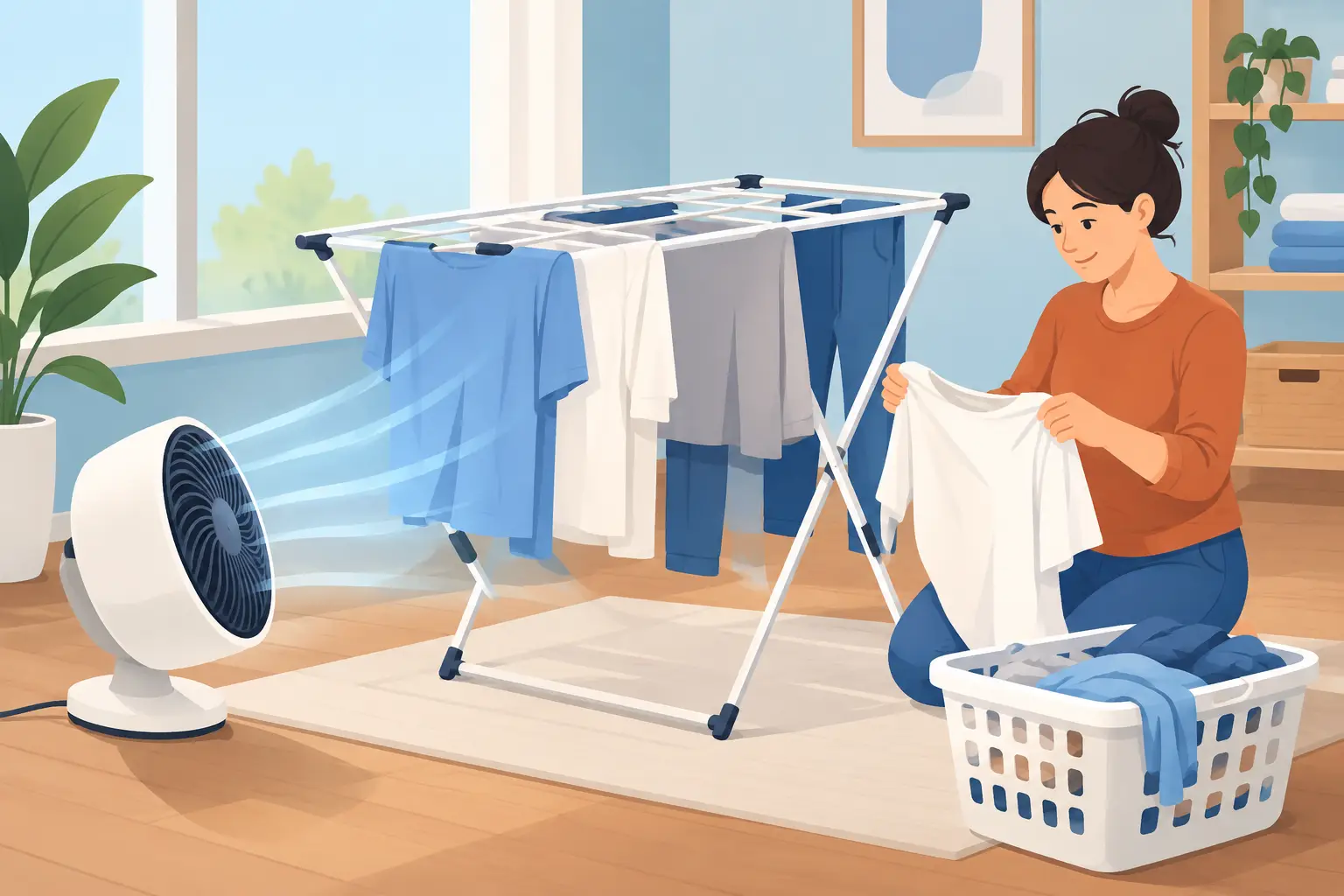 Como secar roupas rápido sem depender de varal