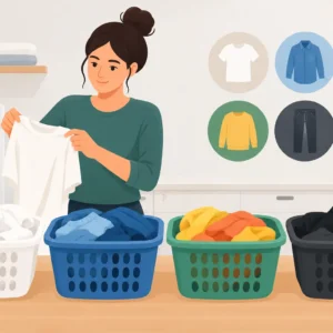 Como separar roupas para lavar sem complicar