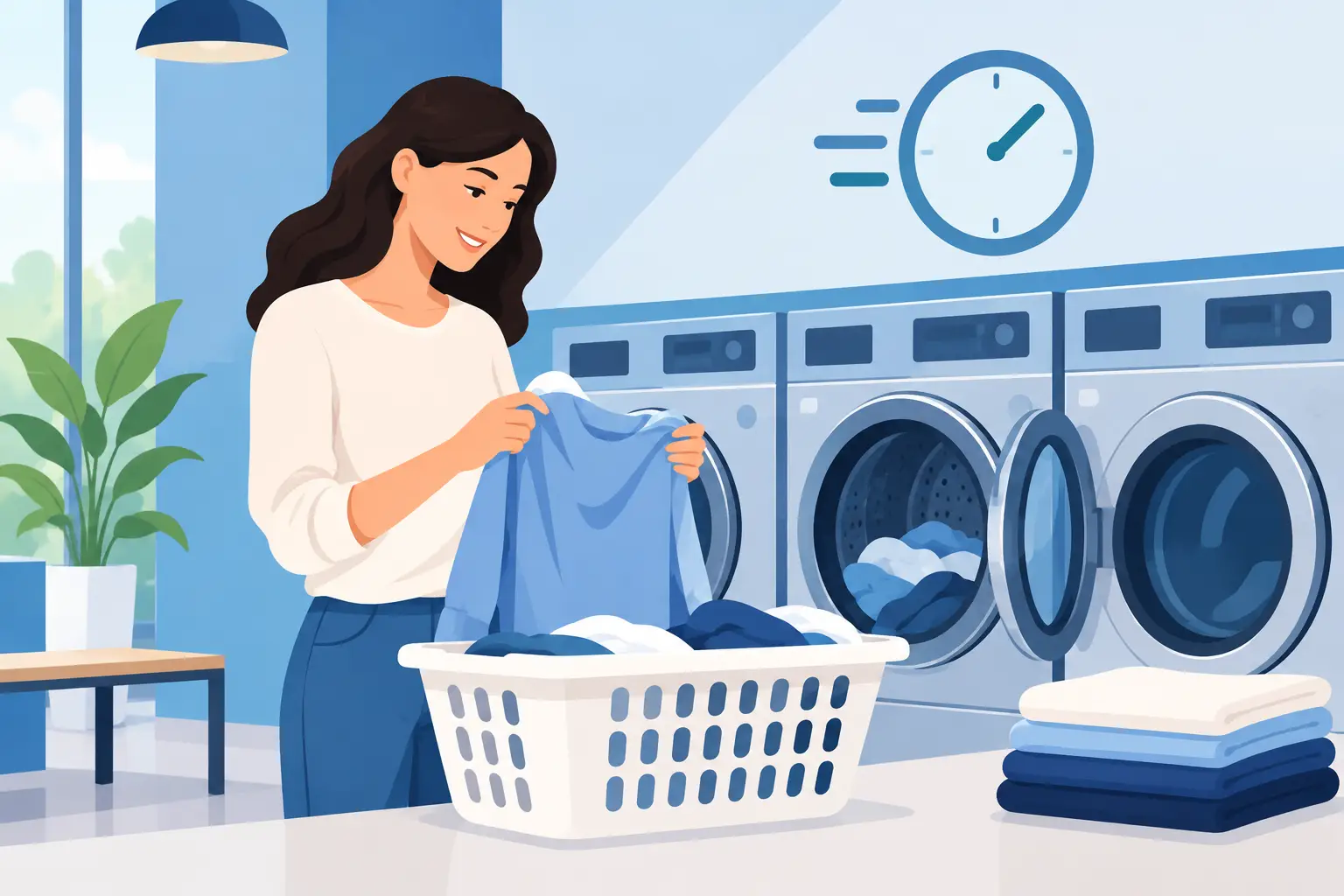 Lavanderia self service: roupas prontas em 1 hora