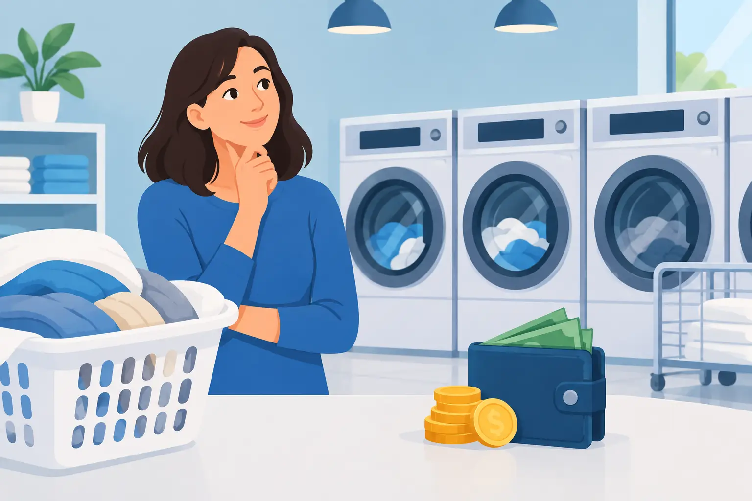 Quanto custa lavar roupas na lavanderia?